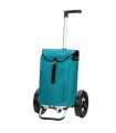 Chariot Pneumatique Tura Shopper Ortlieb bleu pétrole