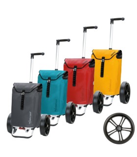 Chariot Tura Shopper Andersen à grandes roues silencieuses