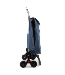 Chariot de Courses 6 roues Imax 303 Rolser bleu denim