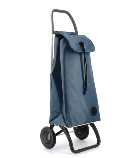 chariot 2 roues rolser imax 301 bleu denim poussette marché