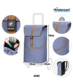 Sac Auke Andersen Shopper violet