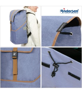 Sac Auke Andersen Shopper violet lilas