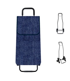 Poussette de Marché 2 Roues Denim Les Artistes