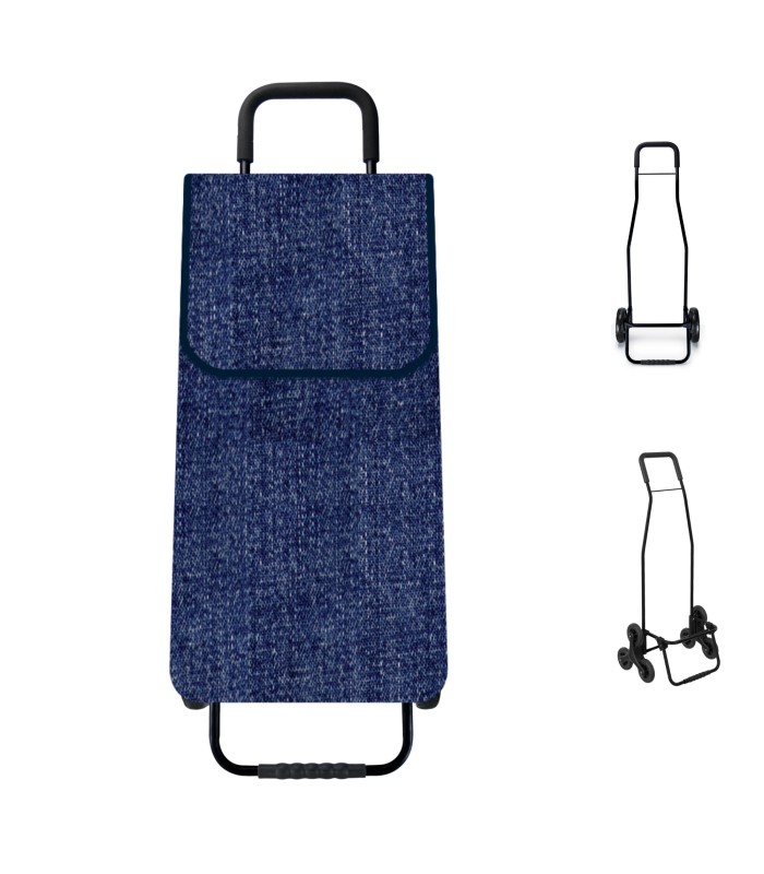 Poussette de Marché 2 Roues Denim Les Artistes