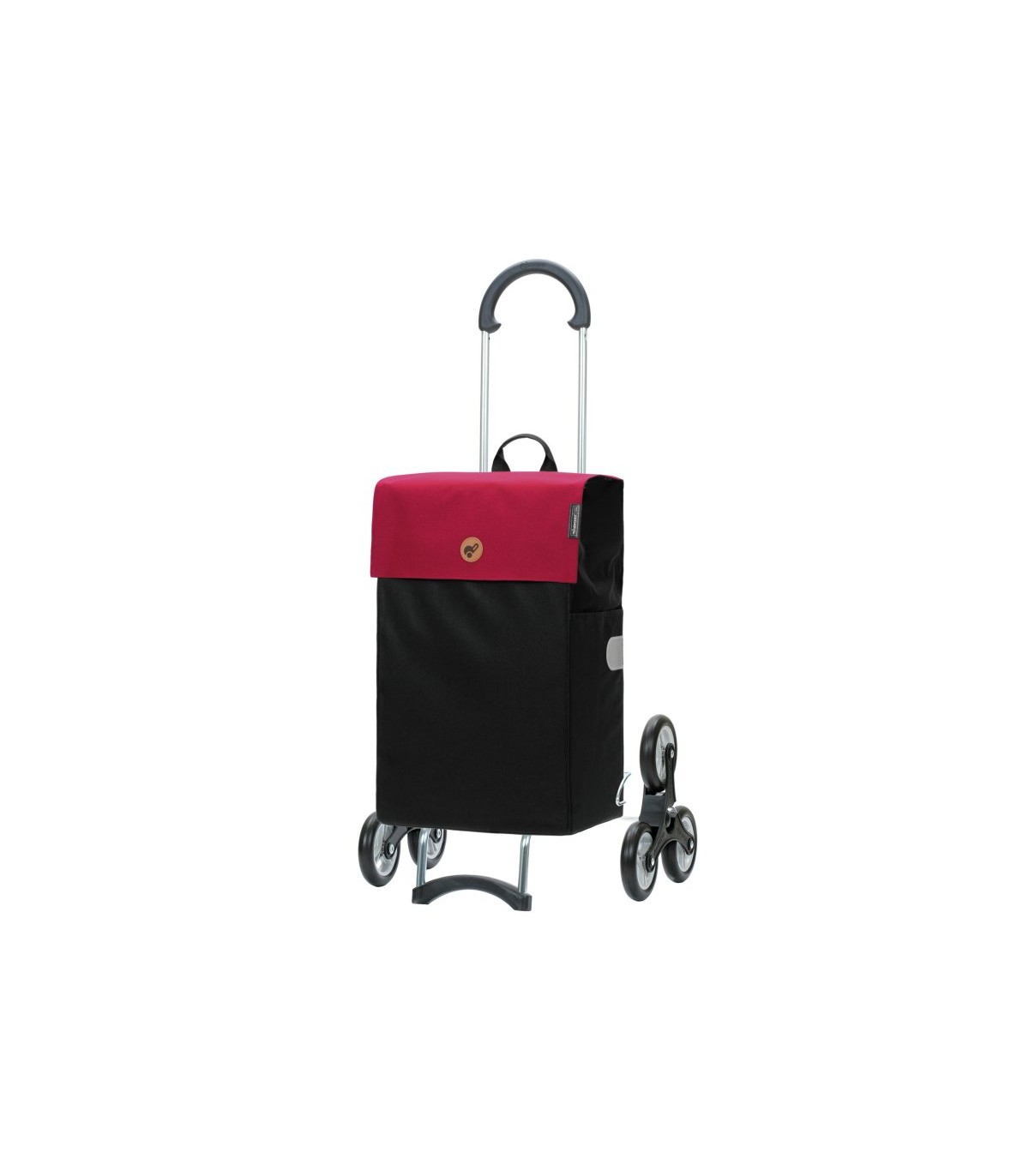 Chariot Course Hera Treppensteiger Scala Shopper Andersen, caddy 6 roues, Hera rouge