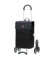 Chariot Course Hera Treppensteiger Scala Shopper Andersen, caddy 6 roues, Hera noir