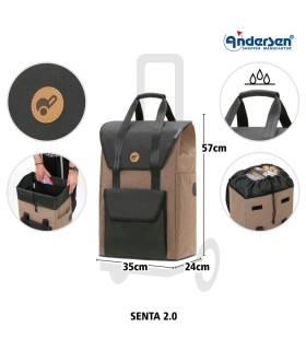 sac senta sable dimensions