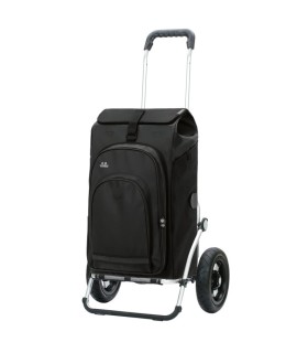 chariot royal shopper pneumatique hydro noir 3.0
