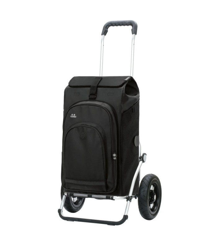 chariot royal shopper pneumatique hydro noir 3.0