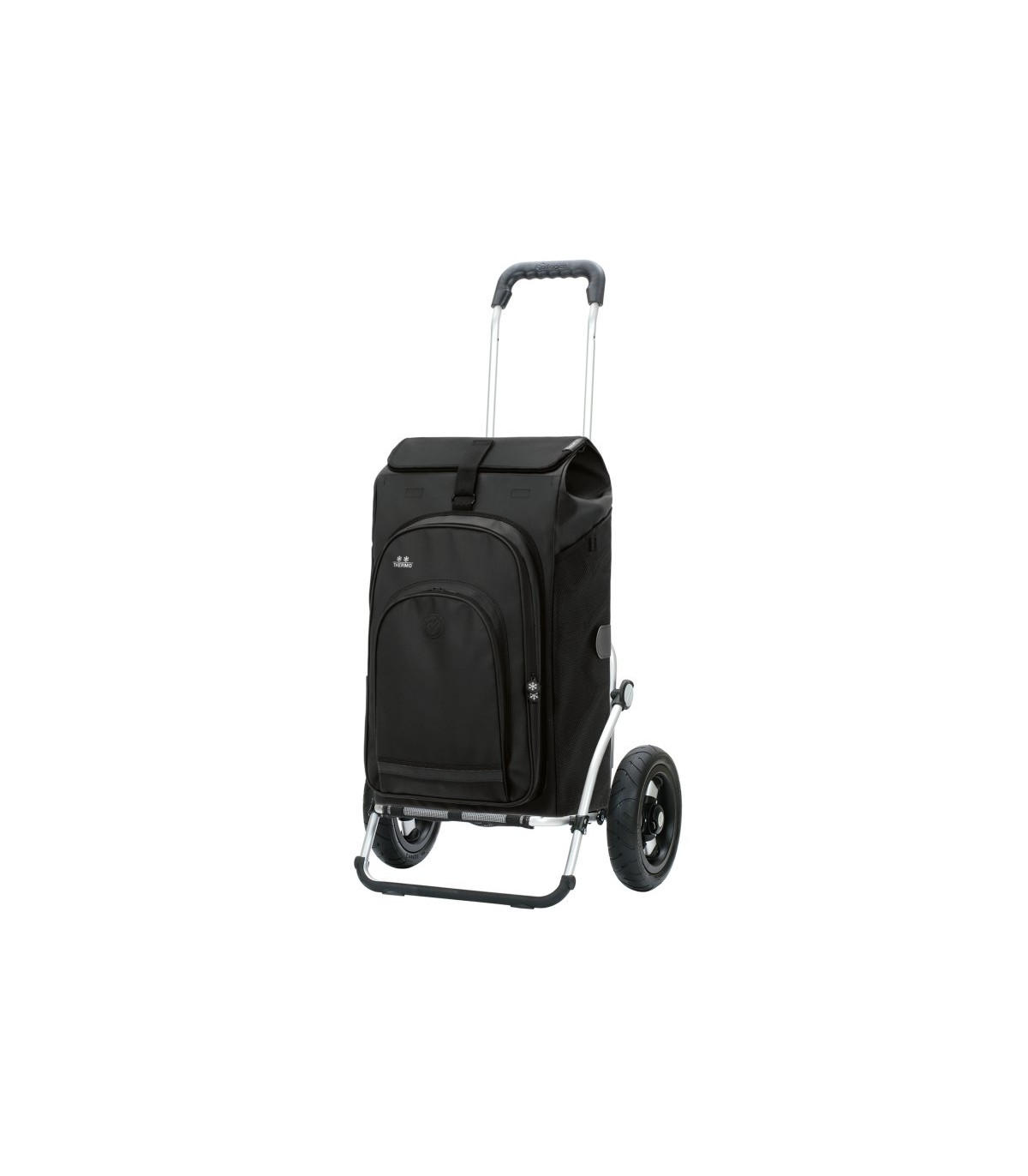 chariot royal shopper pneumatique hydro noir 3.0