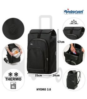 sac hydro noir 3.0 andersen shopper