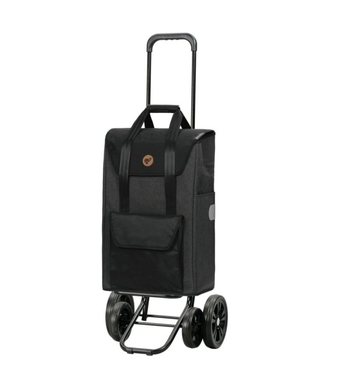 Chariot de Courses 4 roues Senta noir Quattro Shopper Andersen