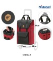 sac senta andersen shopper rouge