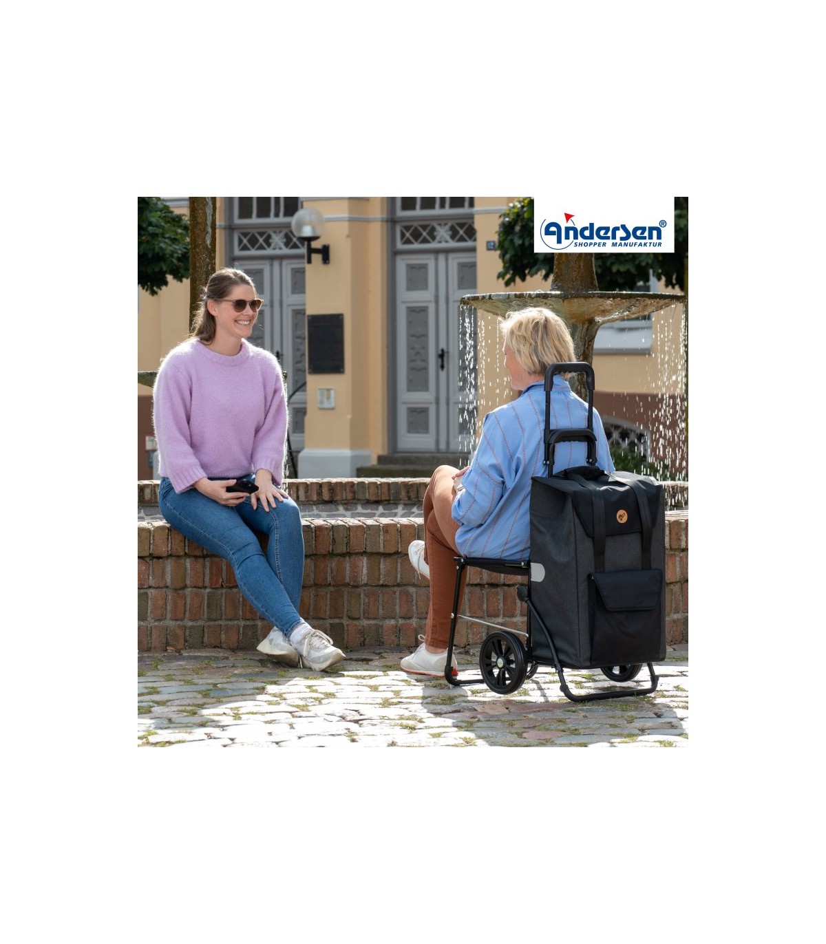 Chariot avec Siège Senta Komfort Shopper Andersen