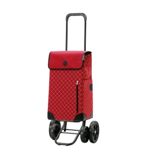 Chariot de course 4 roues Quattro Shopper Sofia rouge