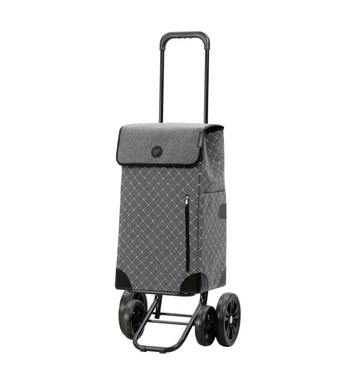 Chariot de course 4 roues Quattro Shopper Sofia gris - poussette de marché