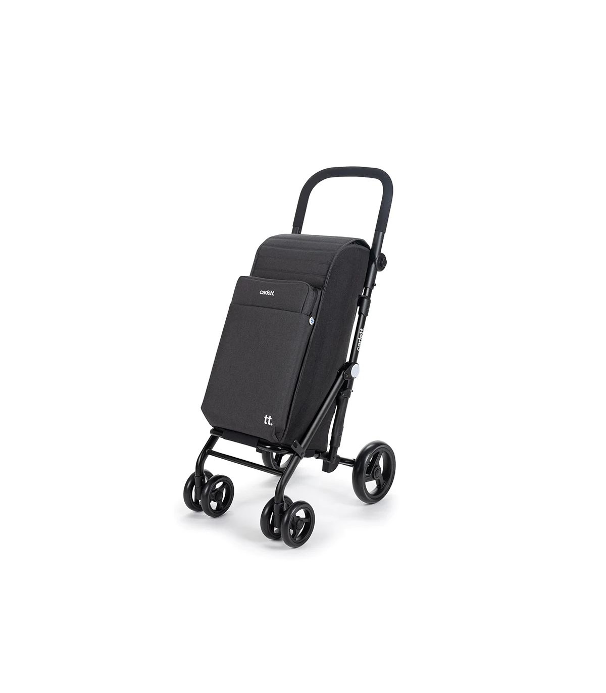 chariot de courses 4 roues Carlett Urban Quad couleur noir volcano