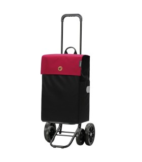 chariot poussette de marché hera rouge andersen shopper