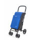 chariot de courses 4 roues Carlett Urban Quad couleur bleu ocean