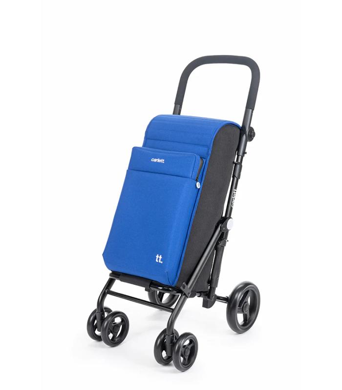 chariot de courses 4 roues Carlett Urban Quad couleur bleu ocean