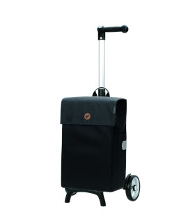 Chariot Course 2 roues Hera Noir Unus Shopper Fun Andersen