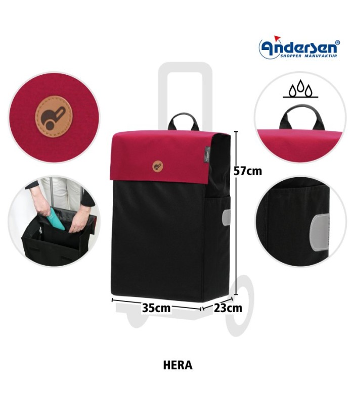 Chariot Course 2 roues Hera Unus Shopper Fun Andersen