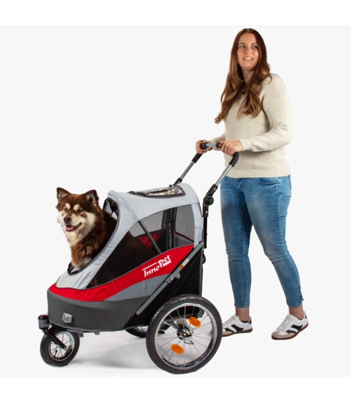 Poussette chien Innopet Deluxe Sport Rouge