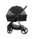 Poussette Ibiyaya Retro Luxe Stroller Prism Black