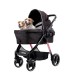 Poussette Ibiyaya Retro Luxe Stroller Prism Black