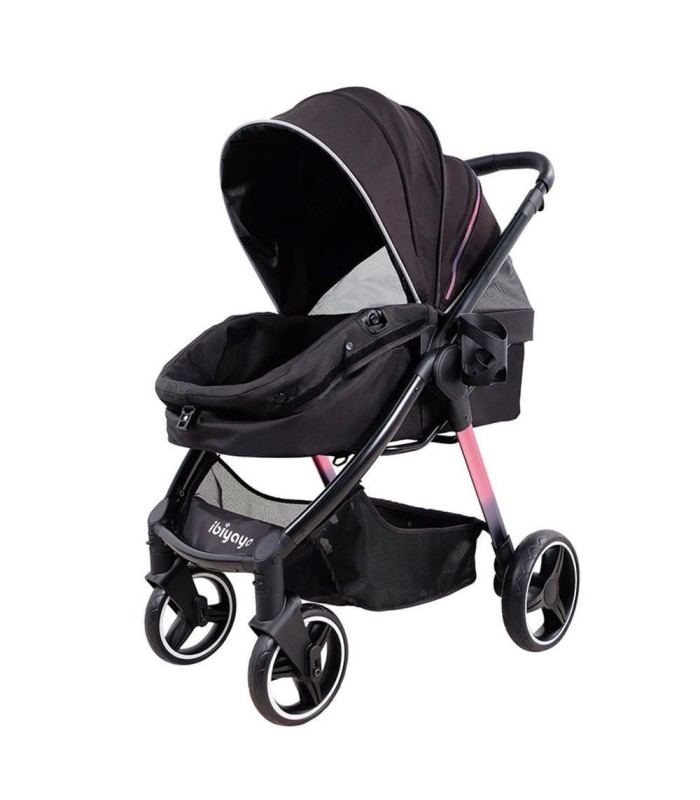 Poussette Ibiyaya Retro Luxe Stroller Prism Black