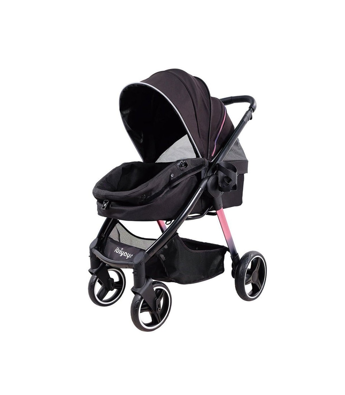 Poussette Ibiyaya Retro Luxe Stroller Prism Black