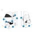 Poussette Ibiyaya Retro Luxe Stroller Prism Black