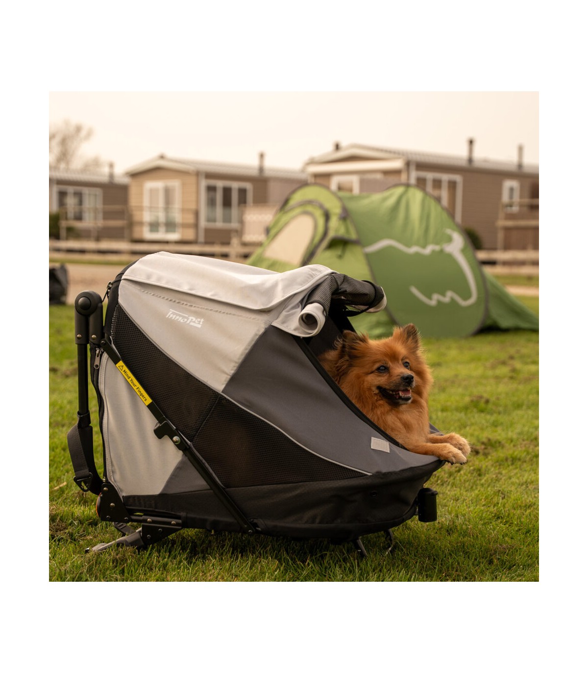Poussette Chien 3 roues InnoPet Noah Pebble & Stone