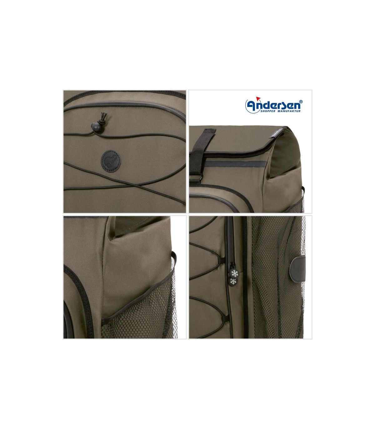 caractéristiques du Sac Fado olive 3.0 Andersen
