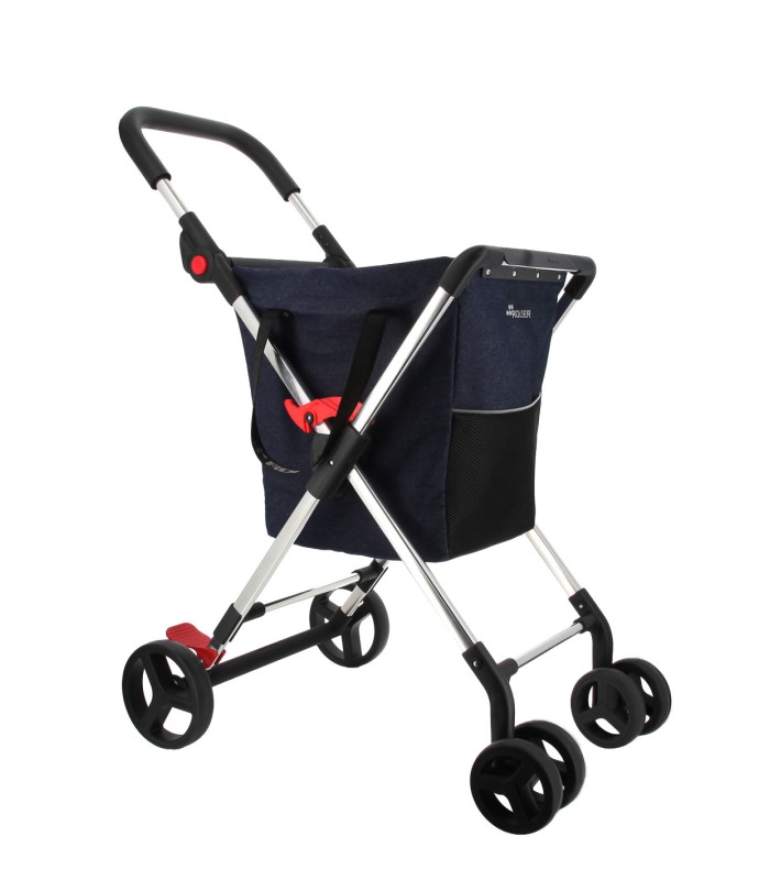 Chariot Rolser Basket Denim M4B 4 Roues 59 L