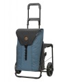 chariot 2 roues avec siège Andersen Shopper Komfort poussette marché sac ture bleu