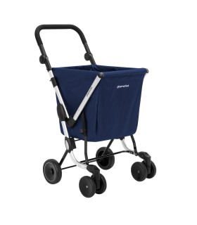 Chariot de course Playmarket WE GO Original couleur bleu navy en livraison gratuite