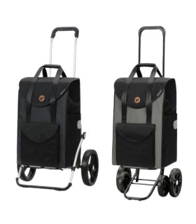 chariot de course senta gris andersen shopper poussette marché de qualité