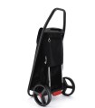 Chariot de course Rolser COM MF Black Tube, poussette marché avec 2 Grandes Roues