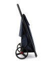 Chariot de course Rolser COM Tweed Black Tube, poussette marché avec 2 Grandes Roues