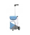 chariot course unus shopper andersen ester bleu, poussette marche 2 roues