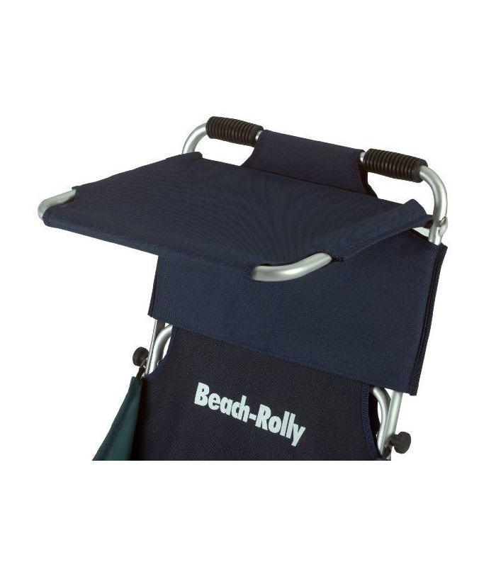 Chariot plage eckla protection solaire bleu beach rolly