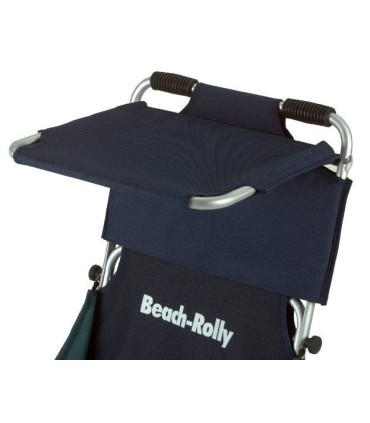 Chariot plage eckla protection solaire bleu beach rolly