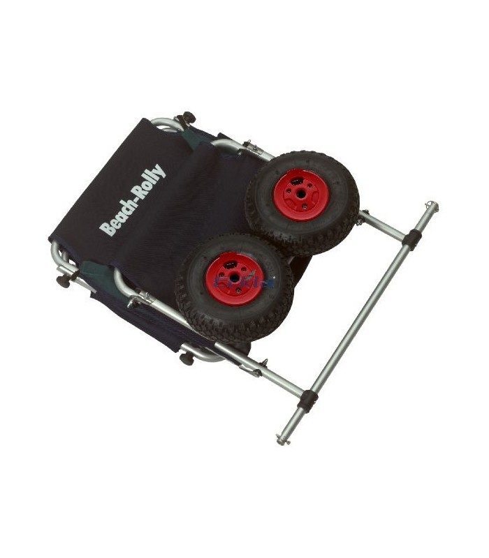 Chariot plage eckla protection solaire bleu beach rolly
