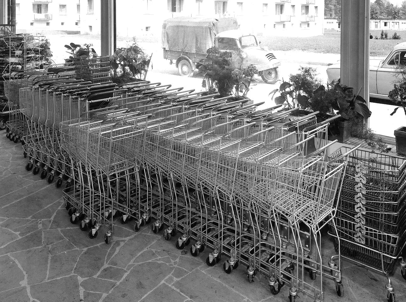 caddy course de supermarché