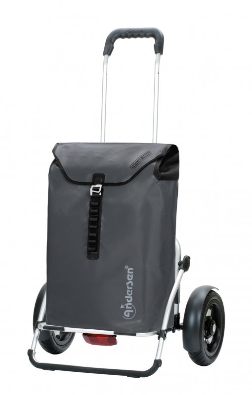 chariot Royal shopper plus sac ortlieb gris