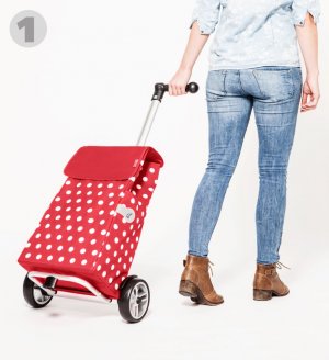 chariot andersen unus shopper poignée ergonomique