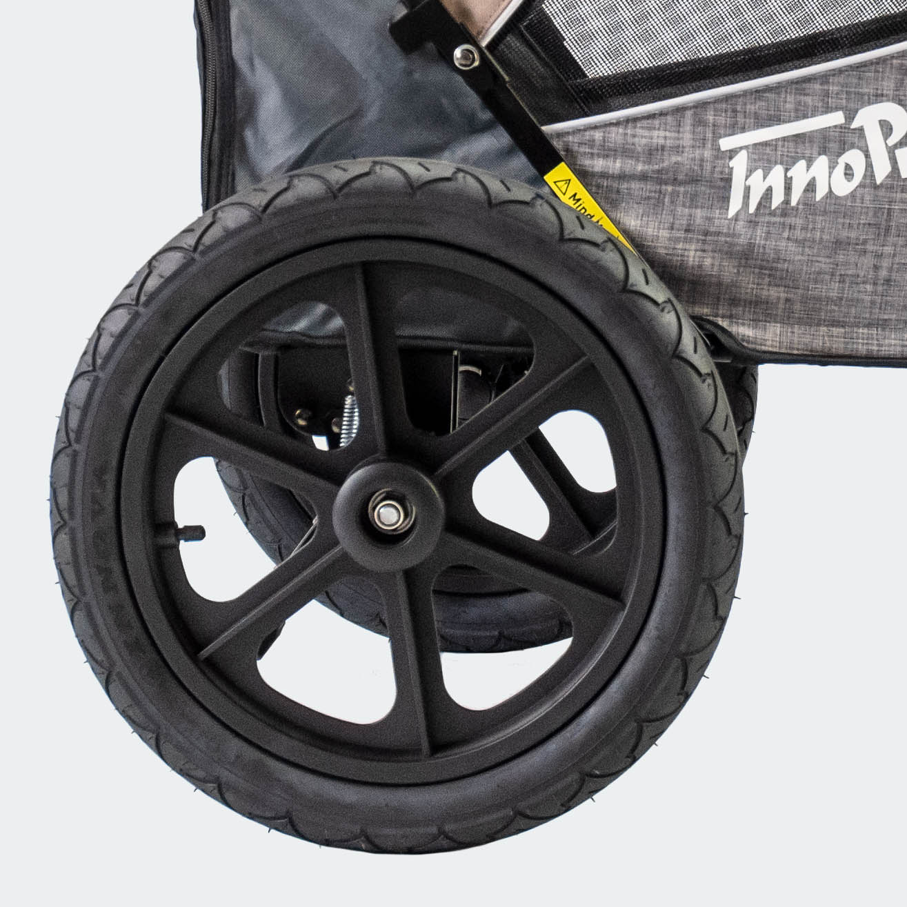 innopet - chariot pour chien avec roues pneumatiques